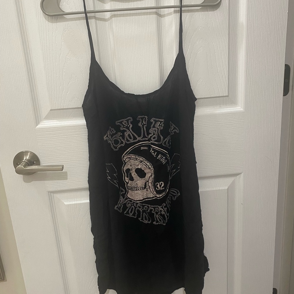 Black Graphic Women's Top
